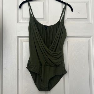 J crew green bodysuit